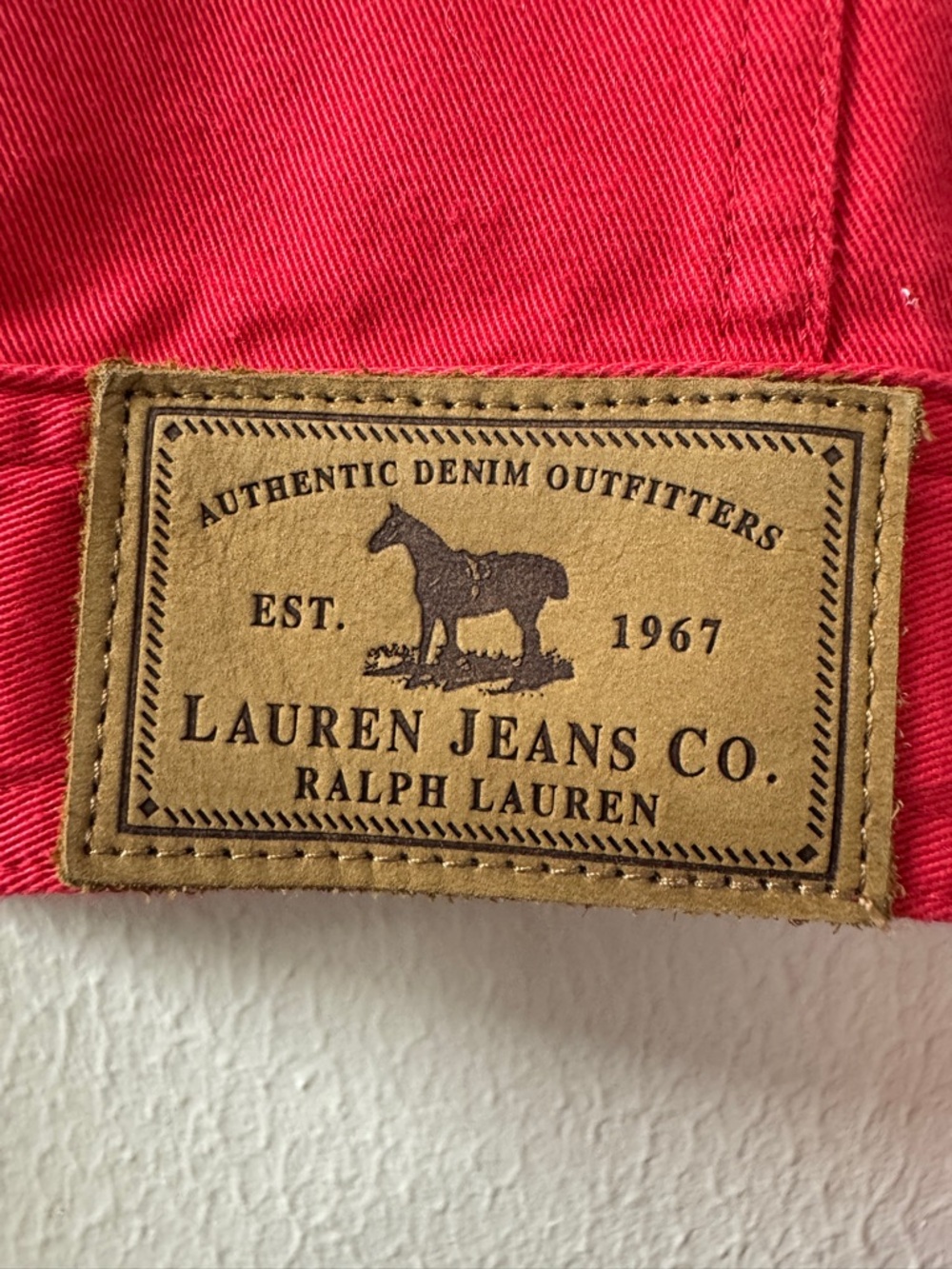 Lauren Jeans Co. Women’s Red Denim Jacket - Picture 6 of 14
